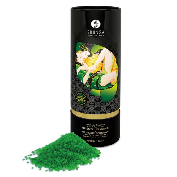 Сіль для ванни Shunga Oriental Crystals Bath Salts ORGANIC – Lotus Flower (500 г) сіль Мертвого моря