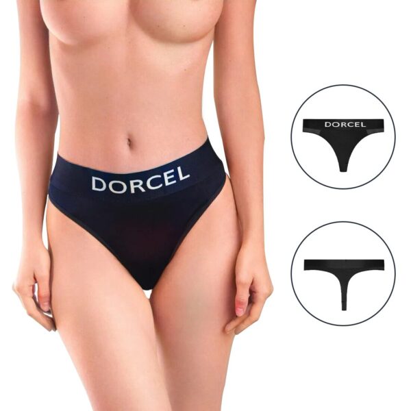 Трусики з кишенею для вібратора Dorcel PANTY LOVER XXL