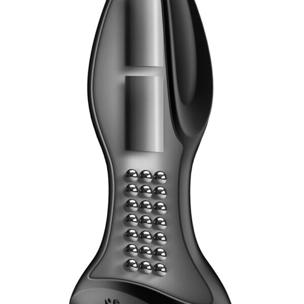 Анальна смарт вібропробка із перлинним масажем Satisfyer Rotator Plug 2+ Black