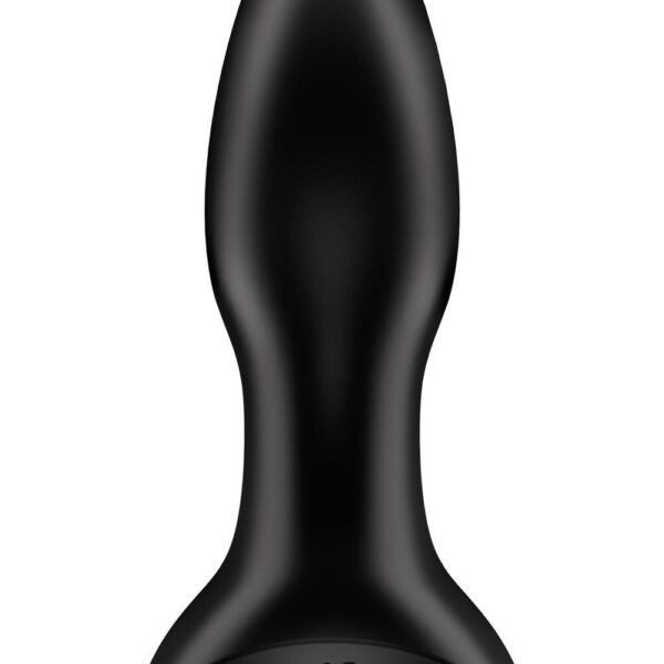 Анальна смарт вібропробка із перлинним масажем Satisfyer Rotator Plug 2+ Black