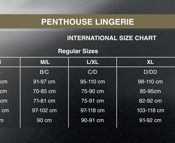 Боді Penthouse Be Mine S/L Black, виріз на спинці, імітація стрепу у вигляді геометричного малюнка