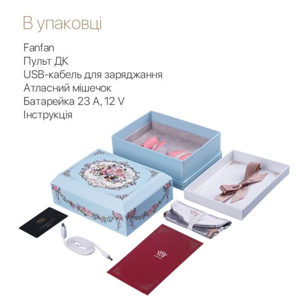 Смартвібратор для пар Zalo Fanfan set Bright Red, пульт ДК