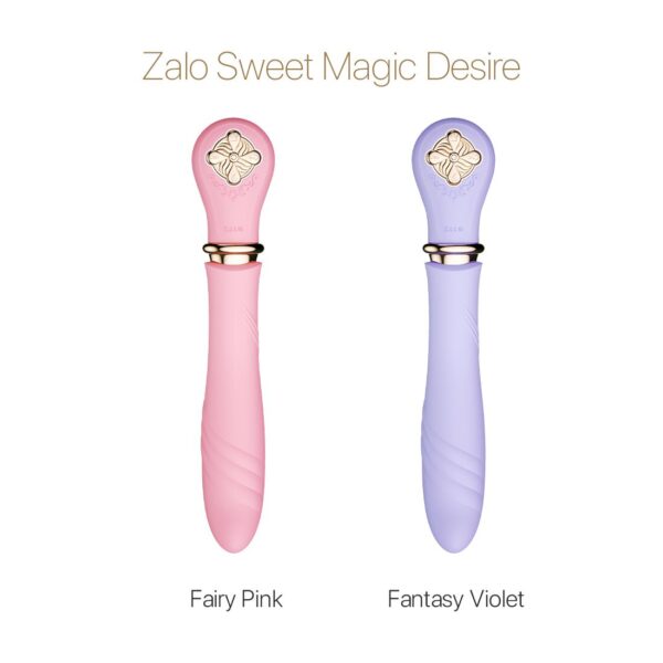 Пульсатор із підігрівом Zalo Sweet Magic - Desire Fairy Pink, турбо режим