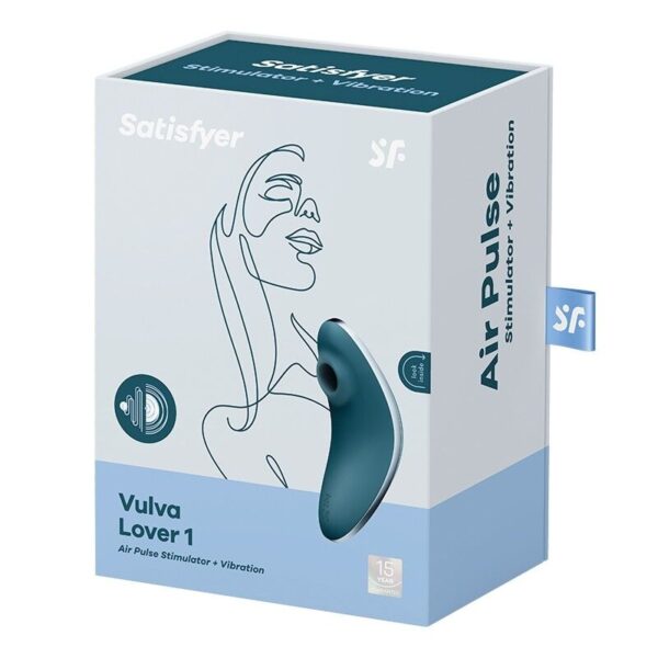 Вакуумний вібратор Satisfyer Vulva Lover 1 Blue