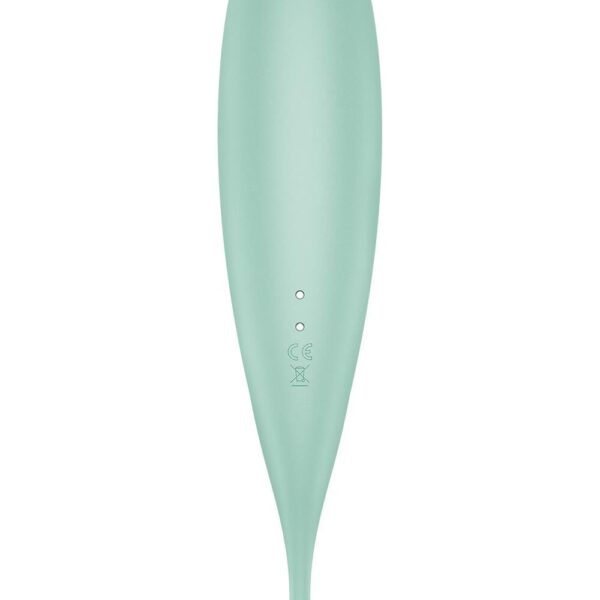 Смарт-вібратор для клітора з вакуумною стимуляцією Satisfyer Twirling Pro+ Mint