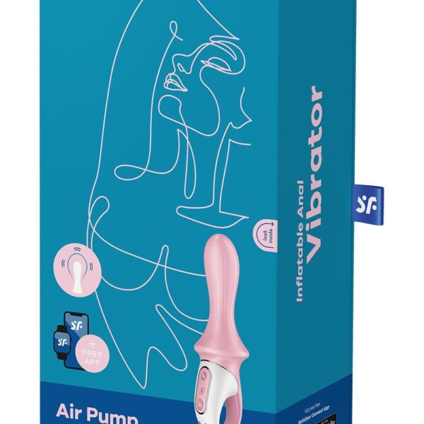 Анальний смарт-вібратор Satisfyer Air Pump Booty 5+, надувається