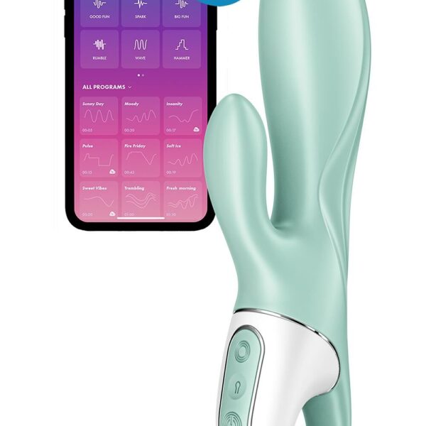 Смарт вібратор-кролик Satisfyer Air Pump Bunny 5+, надувається