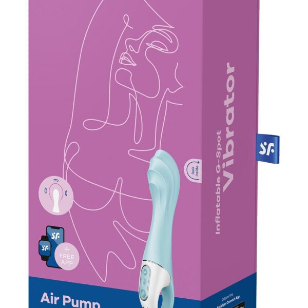 Смарт-вібратор точки G Satisfyer Air Pump Vibrator 5+, надувається