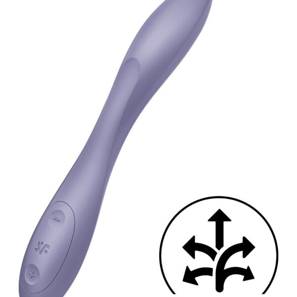 Універсальний вібратор Satisfyer G-Spot Flex 2, гнучкий стовбур із фіксацією положення