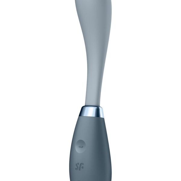 Вібратор Satisfyer G-Spot Flex 3 Grey, гнучкий стовбур із фіксацією положення