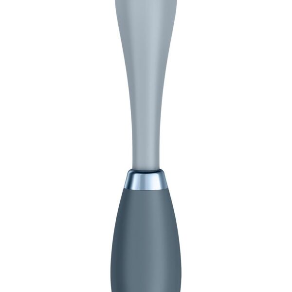 Вібратор Satisfyer G-Spot Flex 3 Grey, гнучкий стовбур із фіксацією положення