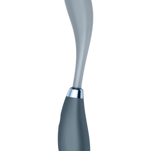 Вібратор Satisfyer G-Spot Flex 3 Grey, гнучкий стовбур із фіксацією положення