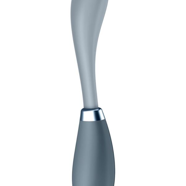 Вібратор Satisfyer G-Spot Flex 3 Grey, гнучкий стовбур із фіксацією положення