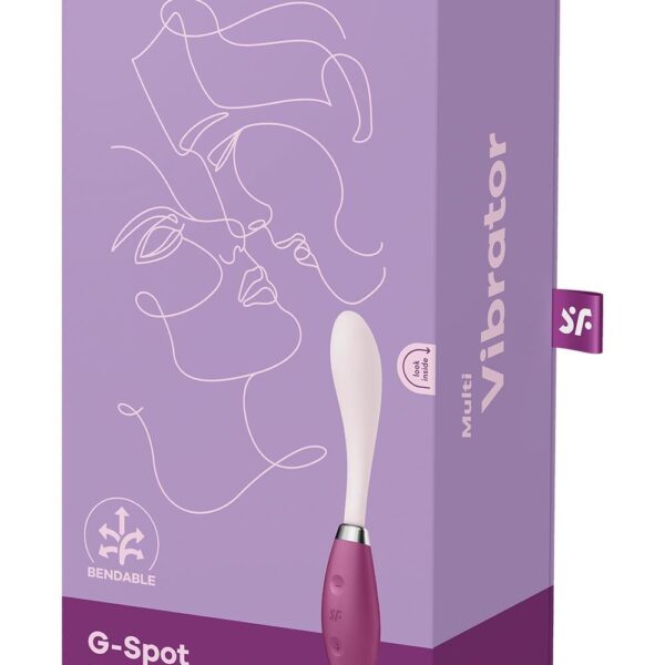 Вібратор Satisfyer G-Spot Flex 3 Red, гнучкий стовбур із фіксацією положення