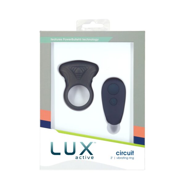 Ерекційне віброкільце Lux Active Circuit Vibrating Cock Ring, пульт ДК, 7 режимів вібрації