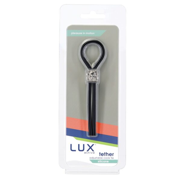 Ерекційне кільце-ласо LUX Active Tether Adjustable Silicone Cock Tie, регульоване