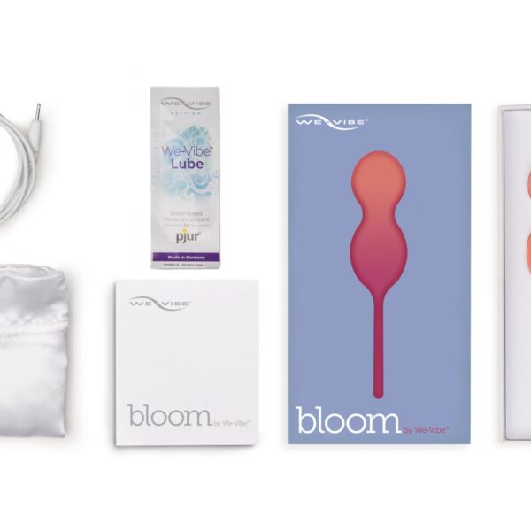 Смарт вагінальні кульки з вібрацією We-Vibe Bloom, діаметр 3,3 см, маса 45, 65, 80 г