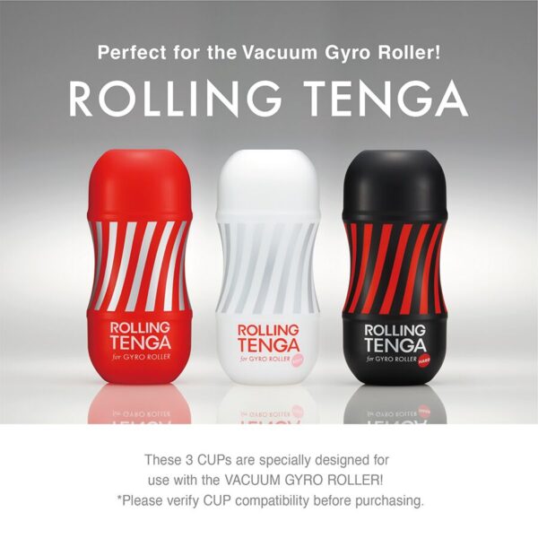 Автоматичний мастурбатор Tenga VACUUM GYRO ROLLER SET, ротація та вакуум, сумісний з Tenga Cup