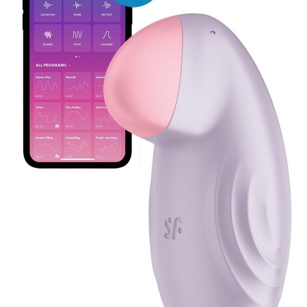 Смарт-вібратор для клітора Satisfyer Tropical Tip Light Lilac