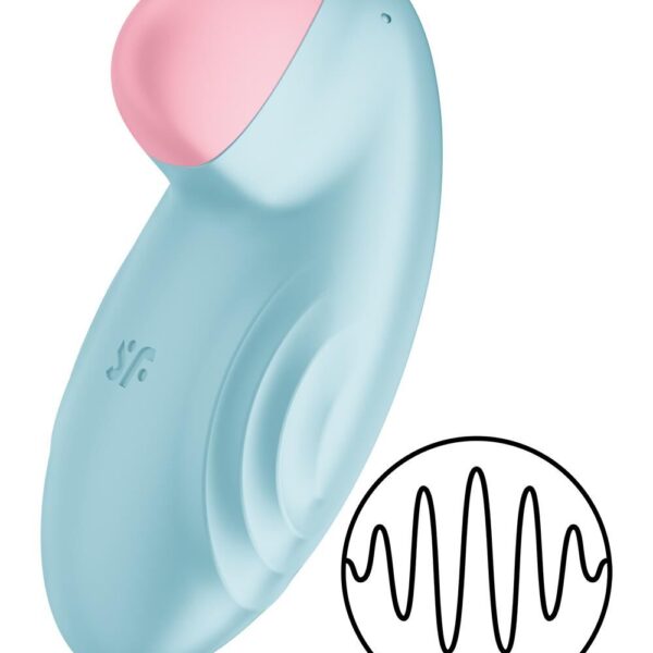 Смарт-вібратор для клітора Satisfyer Tropical Tip Light Blue