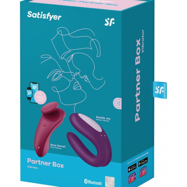 Набір Satisfyer Partner Box 1 (вібратор для пар Double Joy + вібратор у трусики Sexy Secret)