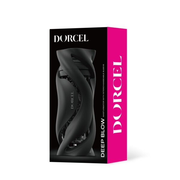 Мастурбатор Dorcel DEEP BLOW BLACK, подвійне використання