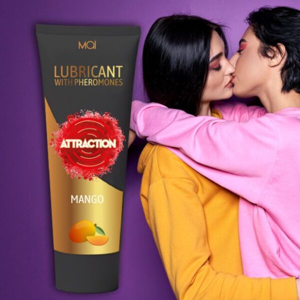 Змазка на водній основі з феромонами MAI ATTRACTION MANGO (100 мл)