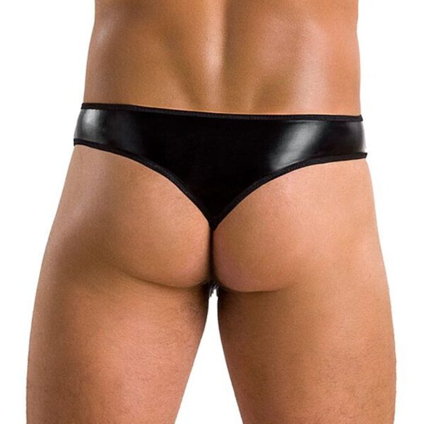 Чоловічі стринги Passion 033 Thong Paul L/XL Black, під латекс