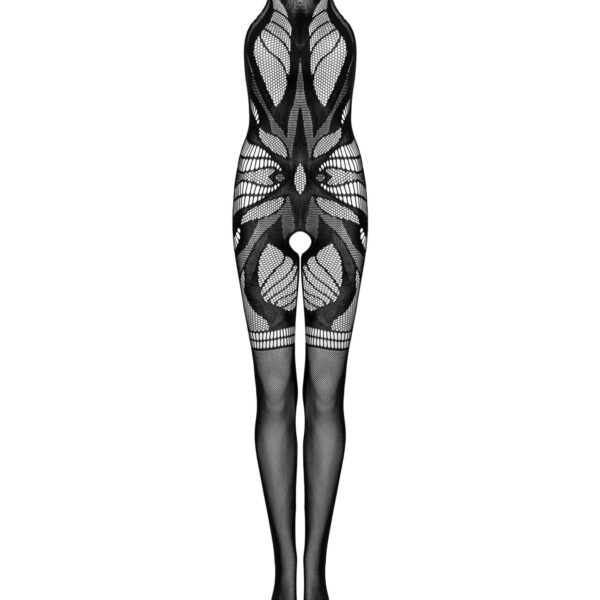 Сітчастий бодістокінг без рукавів Obsessive Bodystocking G331 S/M/L, black, з доступом