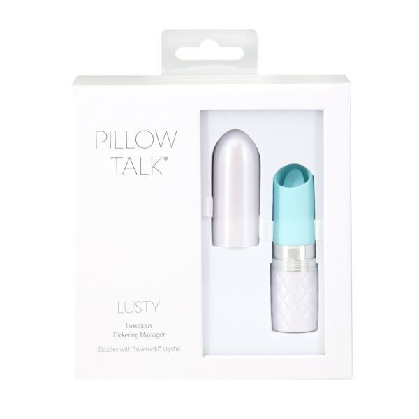 Вібратор Pillow Talk Lusty Luxurious Flickering Massager - Teal