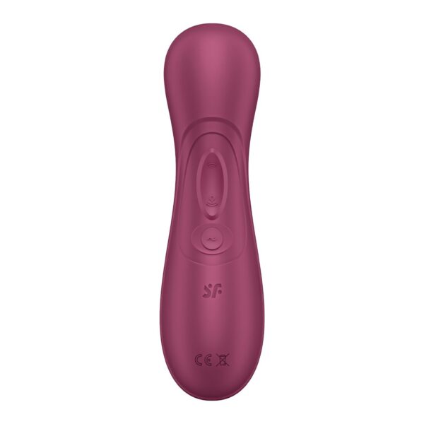 Вакуумний кліторальний стимулятор Satisfyer Pro 2 Generation 3 with Liquid Air Connect App Wіnе Red