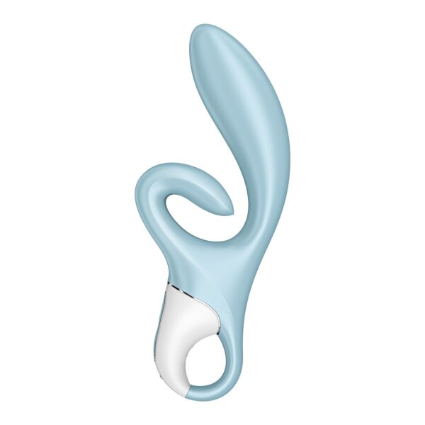 Вібратор-кролик Satisfyer Touch Me Blue, подвійний відросток, 3 потужні мотори