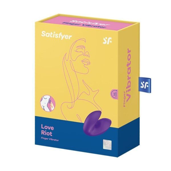 Вібратор на палець Satisfyer Love Riot Purple, 12 варіантів використання