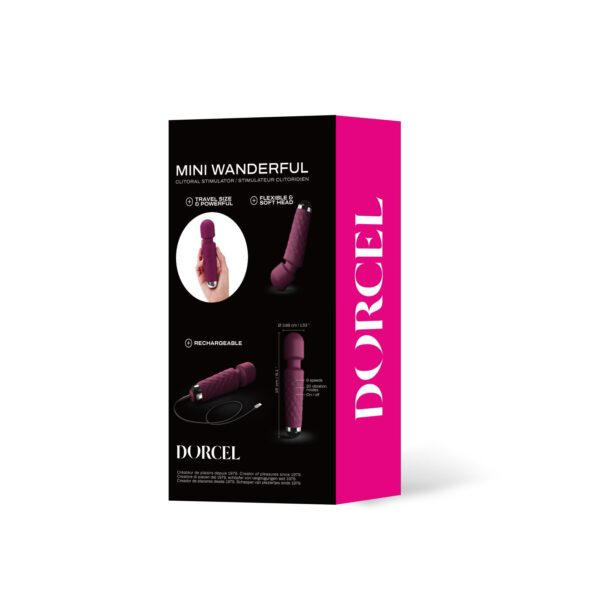 Мінівібромасажер Dorcel Wand Mini Wanderful Plum