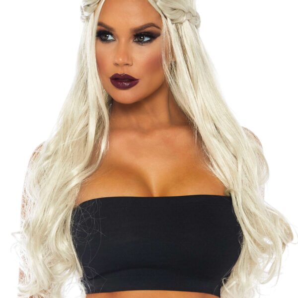 Перука Дейєнеріс Таргарієн Leg Avenue Braided long wavy wig Blond, платинова, довжина 81 см