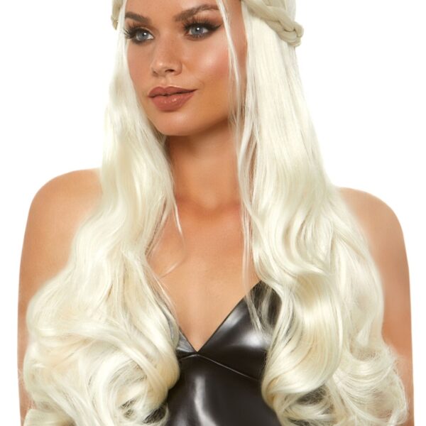 Перука Дейєнеріс Таргарієн Leg Avenue Braided long wavy wig Blond, платинова, довжина 81 см