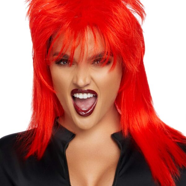 Перука рок-зірки Leg Avenue Unisex rockstar wig Red, унісекс, 53 см