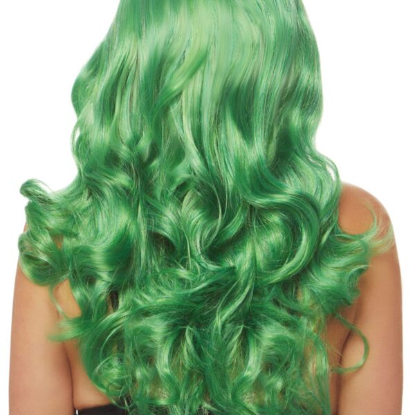 Хвиляста перука Leg Avenue Misfit Long Wavy Wig Green, довга, реалістичний вигляд, 61 см