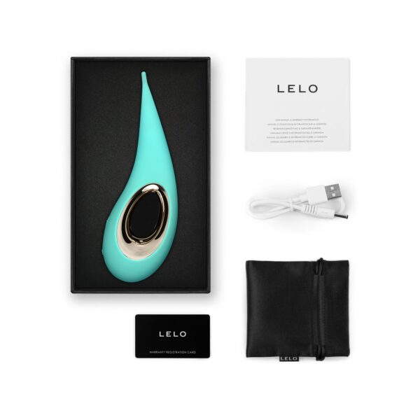 Кліторальний вібратор LELO DOT Aqua, точкова стимуляція, технологія Infinite Loop