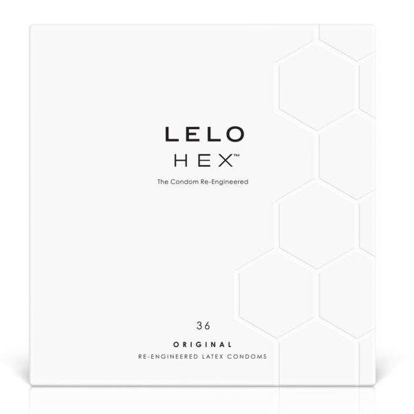 Презервативи LELO HEX Condoms Original 36 Pack, тонкі та суперміцні