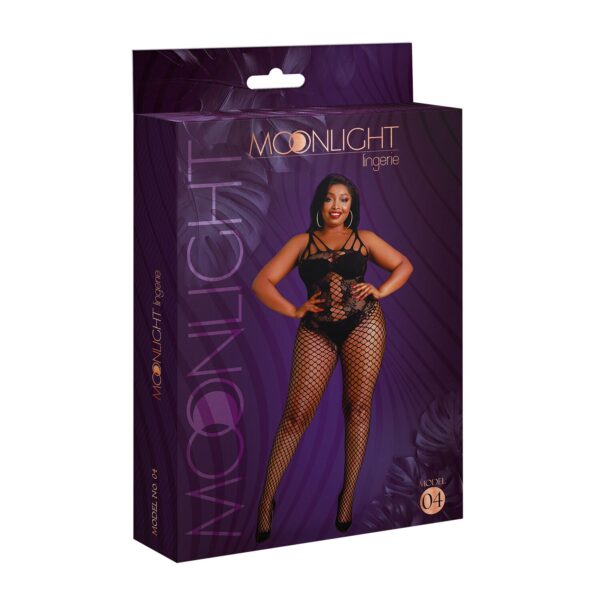 Бодістокінг Moonlight Plus Model 04 XL-XXXL Black, з доступом