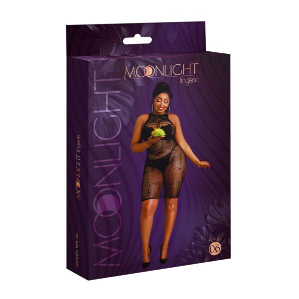 Сукня-бодістокінг Moonlight Plus Model 06 XL-XXXL Black