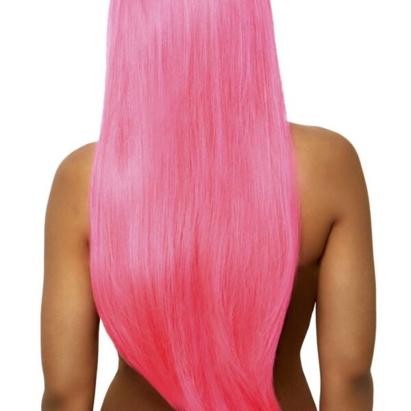 Перука Leg Avenue 33″ Long straight center part wig neon pink