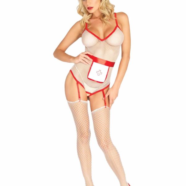 Костюм медсестри Leg Avenue Roleplay TLC Nurse One size White