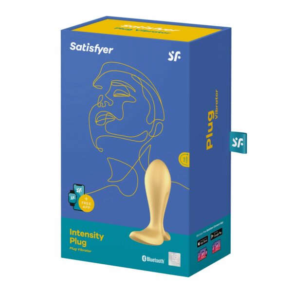 Анальна смарт-пробка з вібрацією Satisfyer Intensity Plug Gold