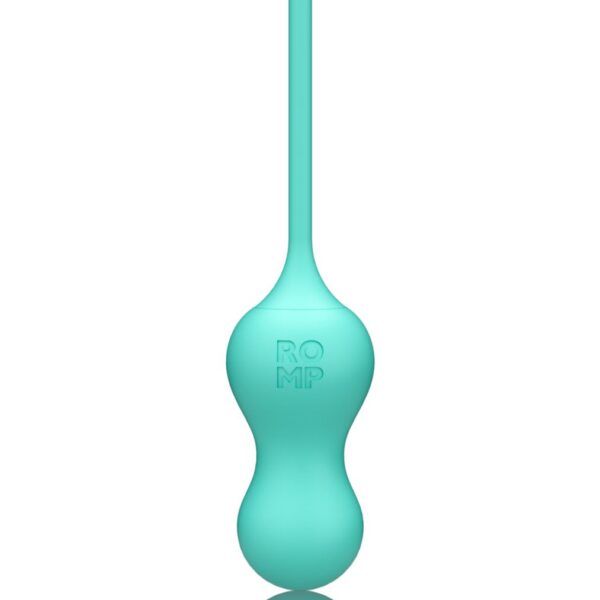 Віброяйце для точки G з пультом керування Romp Cello Light Teal, водонепроникне