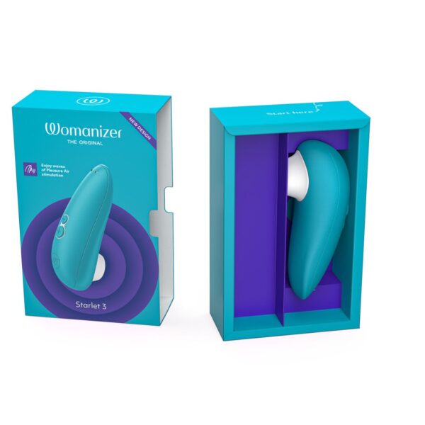 Вакуумний кліторальний стимулятор Womanizer Starlet 3 TURQUOISE