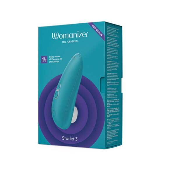 Вакуумний кліторальний стимулятор Womanizer Starlet 3 TURQUOISE