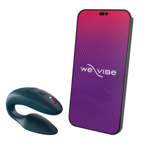 Смарт-вібратор для пар We-Vibe Sync 2 Green Velvet, 10 віброрежимів, пульт ДК