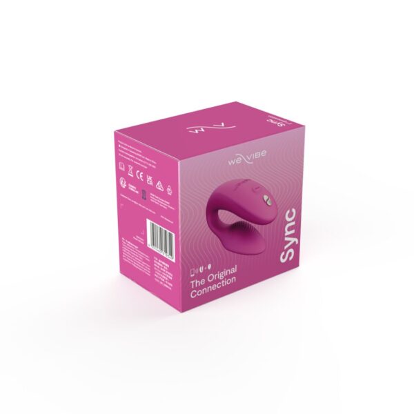 Смарт-вібратор для пар We-Vibe Sync 2 Rose, 10 віброрежимів, пульт ДК